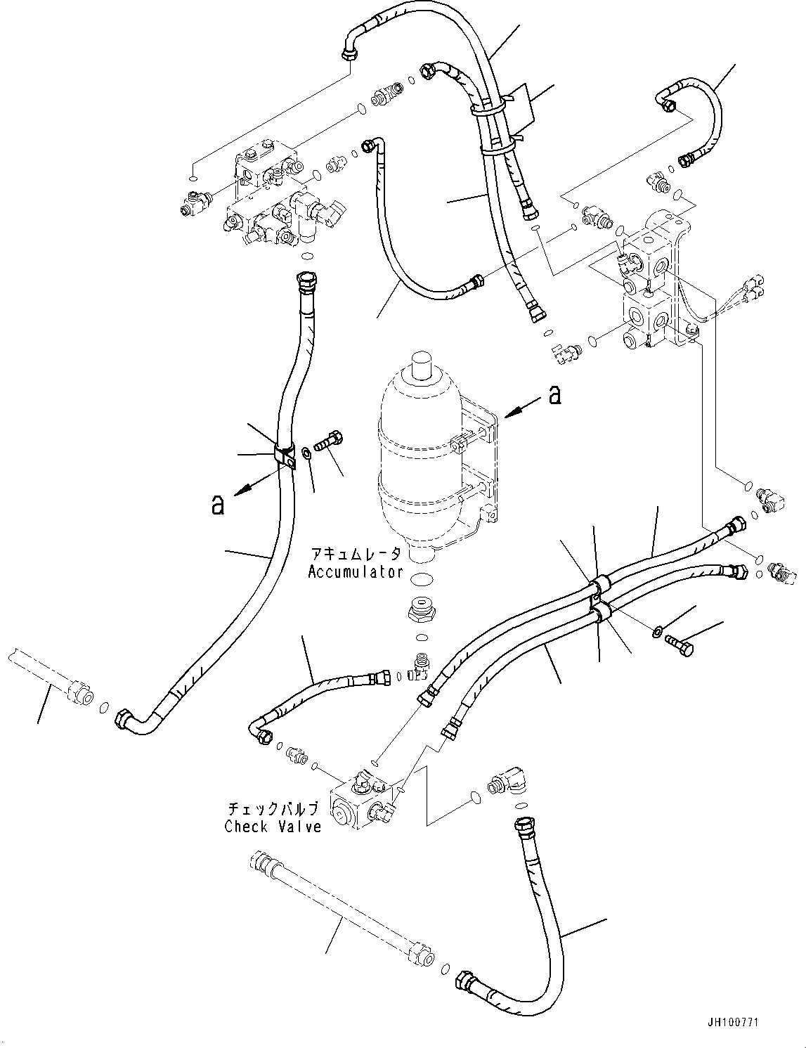 шланг 02775-00612 KOMATSU