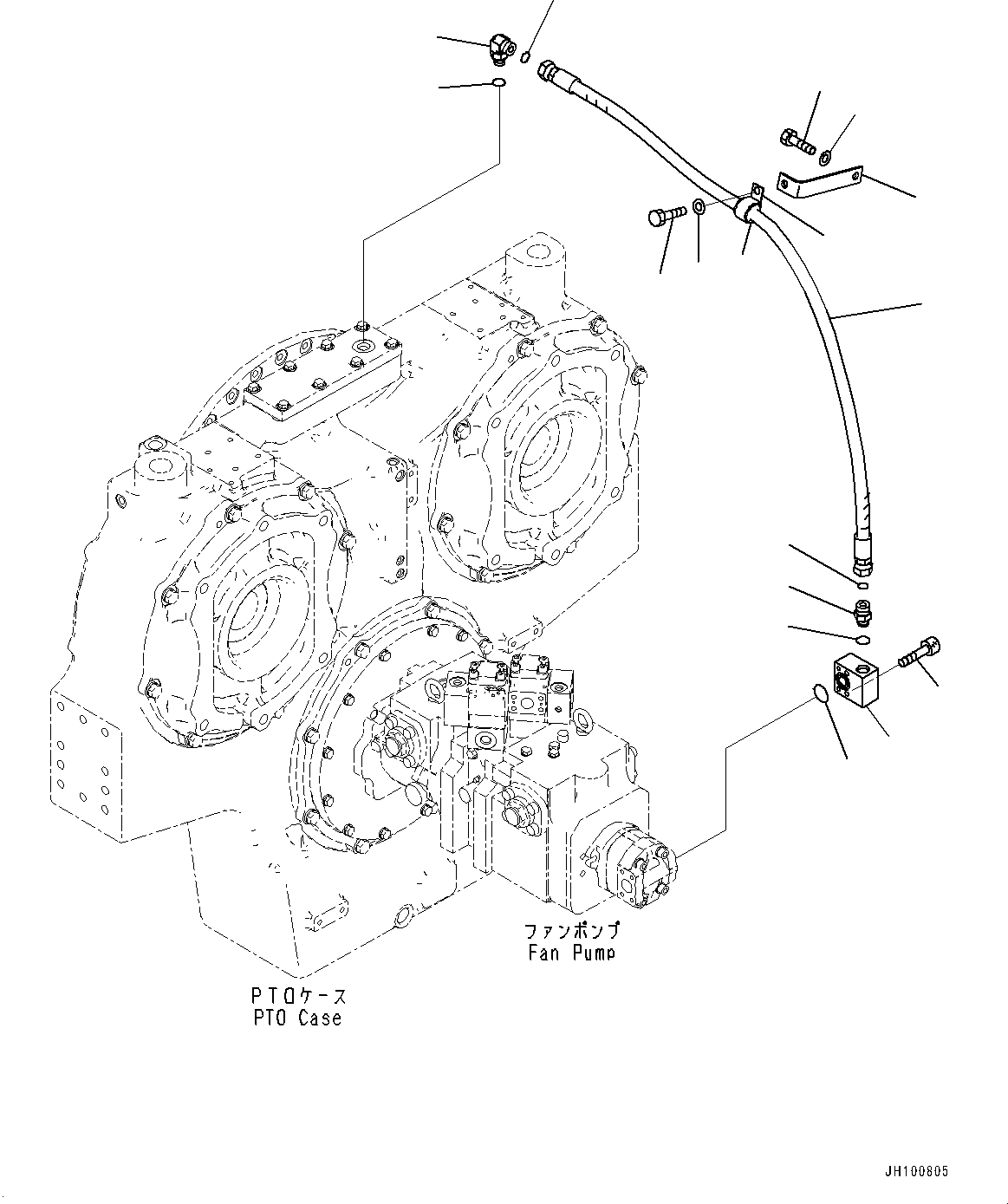 Шланг 02774-00513 KOMATSU