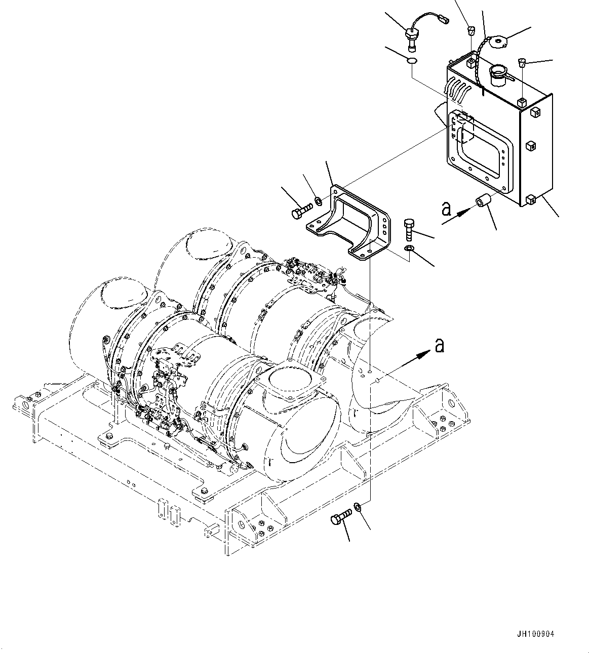 Кронштейн 21T-01-41270 KOMATSU