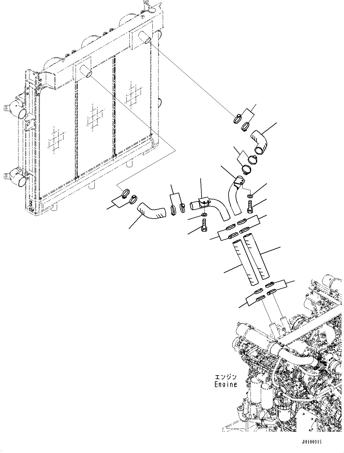 Шланг 21T-03-41391 KOMATSU