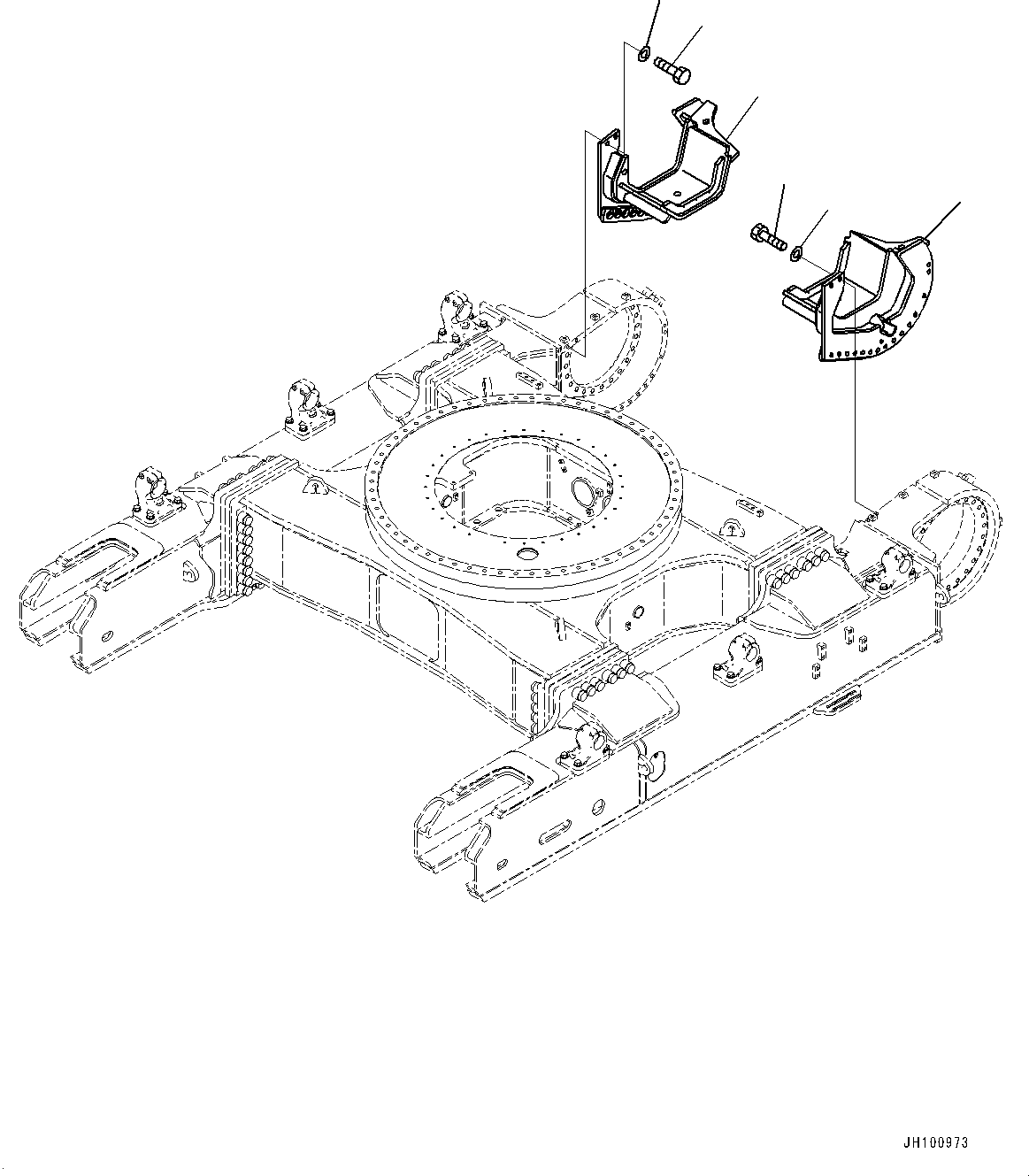 Ограждение 21T-30-42170 KOMATSU