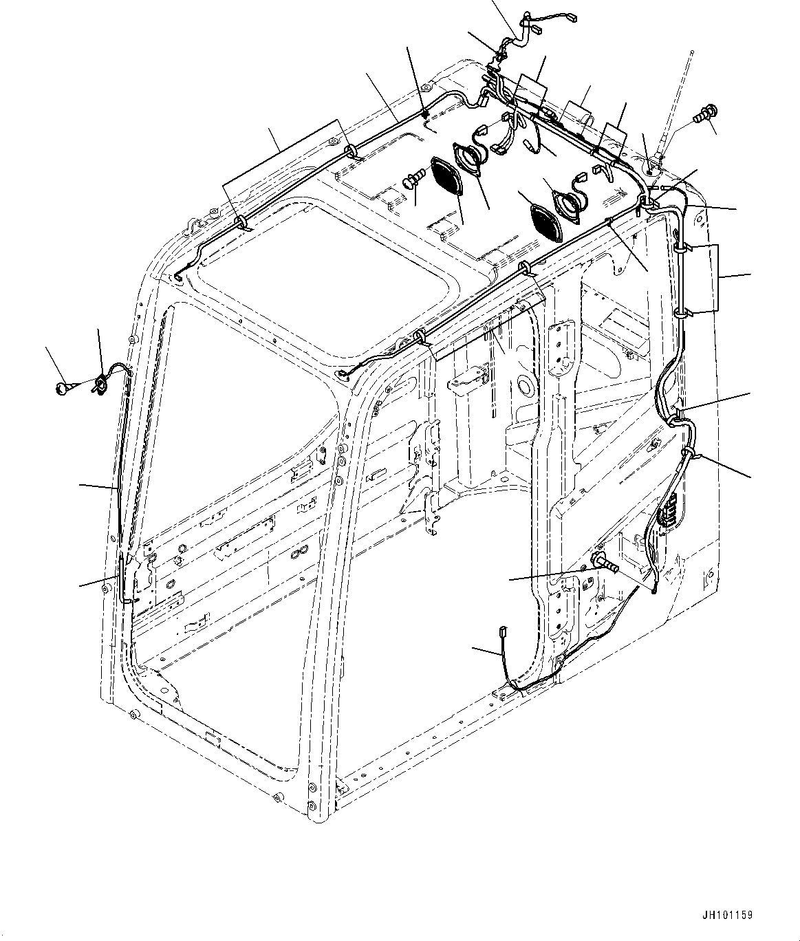 Жгут проводов 208-06-25570 KOMATSU