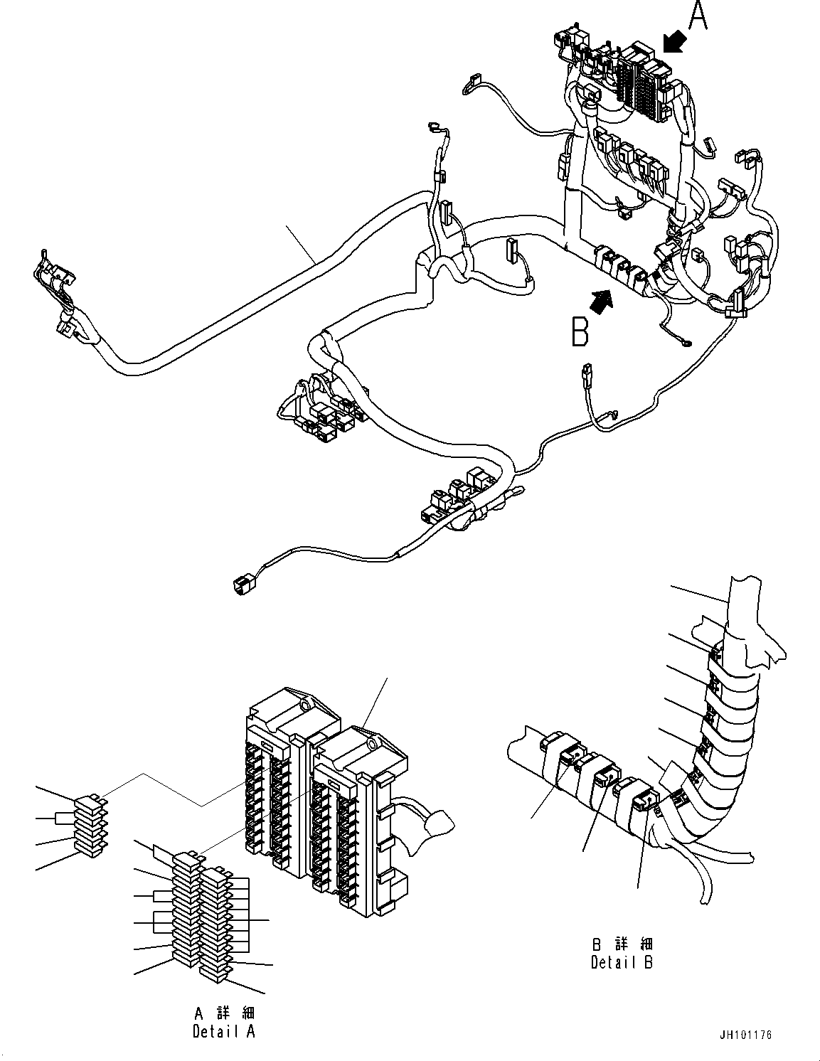 Жгут проводов 21M-06-53140 KOMATSU