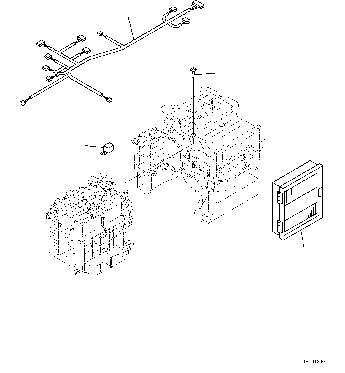 Жгут проводов в сборе ND246480-4491 KOMATSU