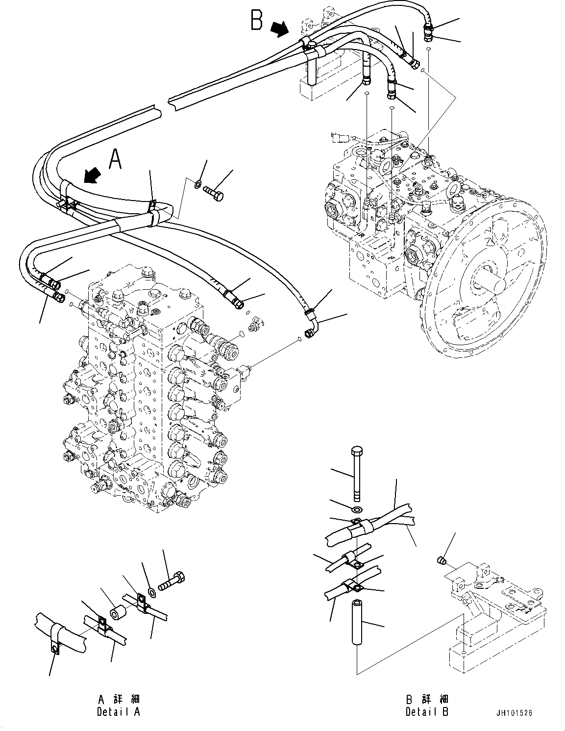Шланг в сборе 20Y-62-56982 KOMATSU