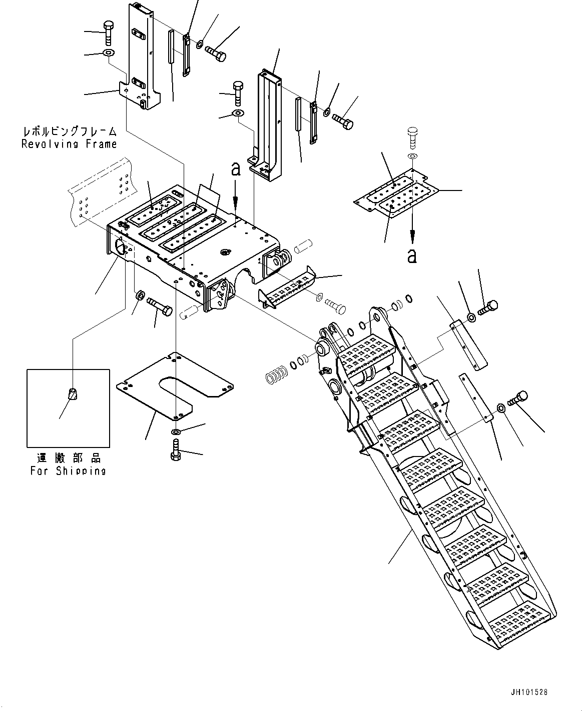 Подножка 21N-54-52450 KOMATSU