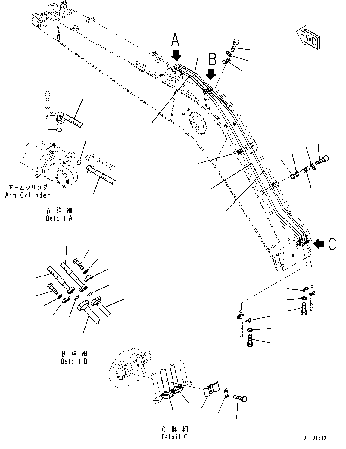 Трубка 20Y-62-57121 KOMATSU