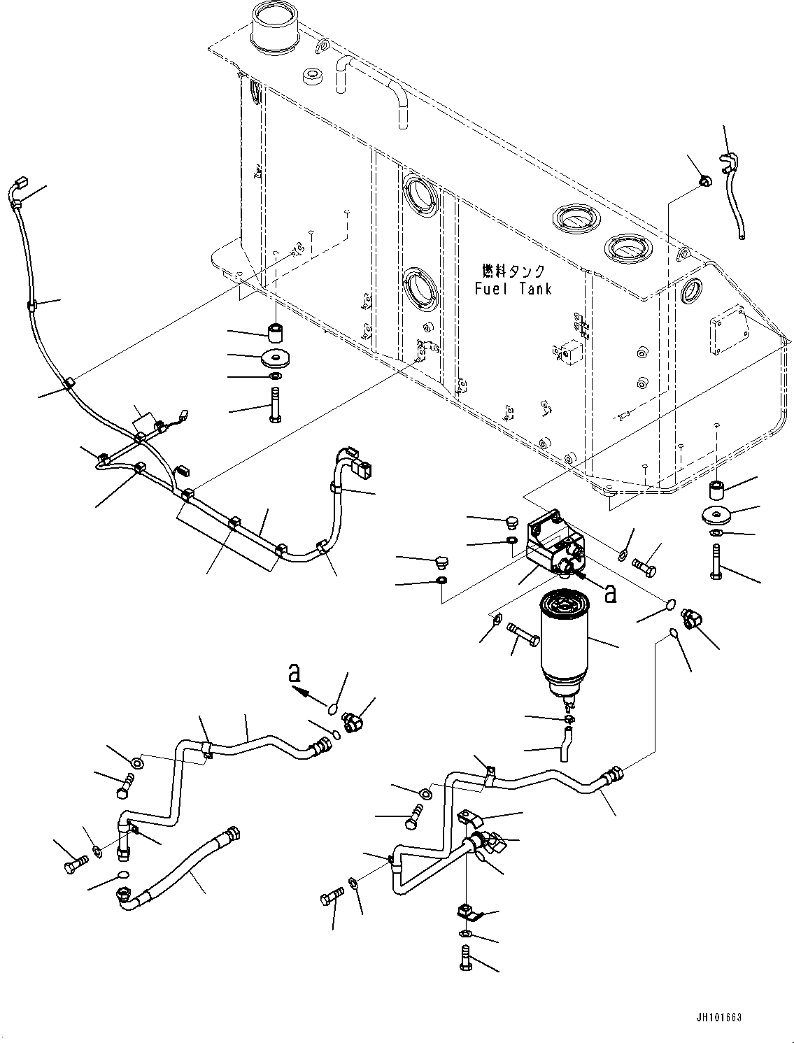Трубка 07270-01050 KOMATSU