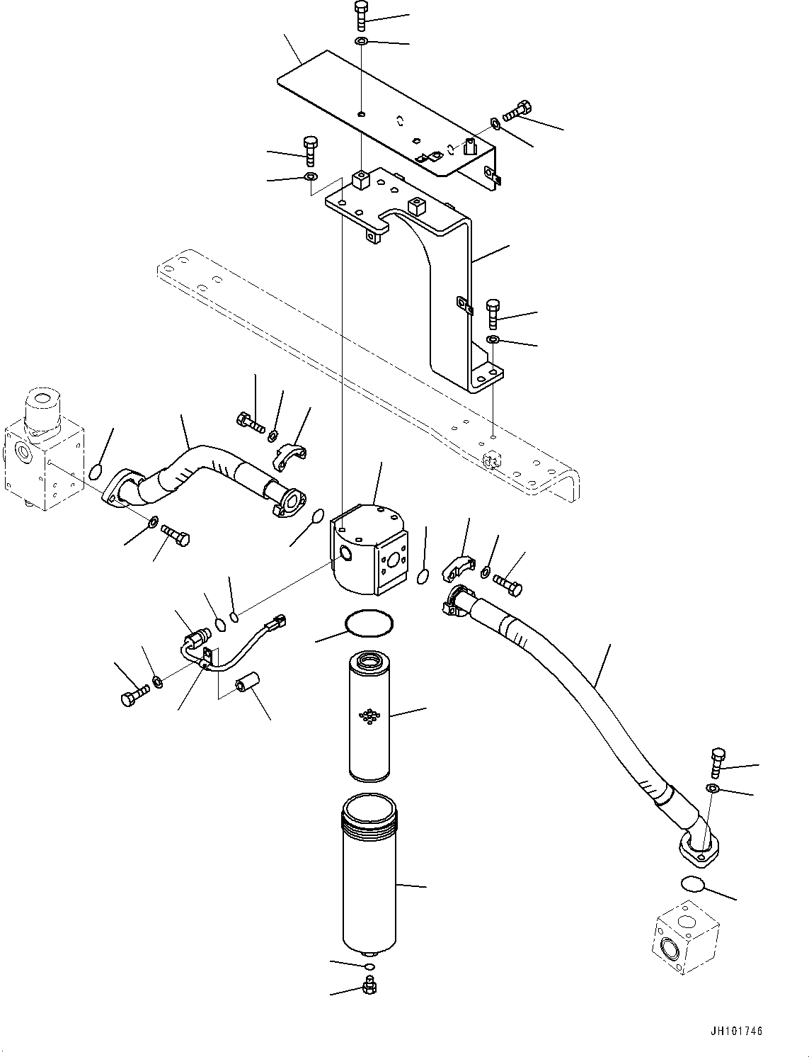 Фильтрующий элемент 2A8-62-11990 KOMATSU