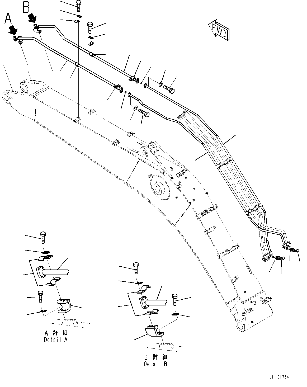 Кронштейн 2A8-62-11940 KOMATSU