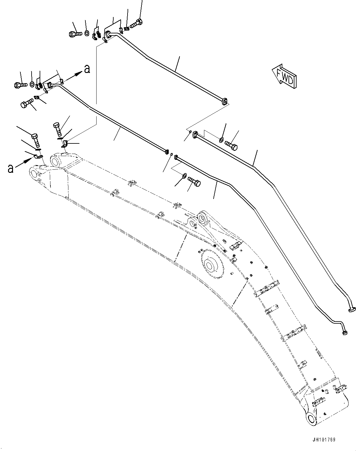 Кронштейн 2A8-62-11930 KOMATSU