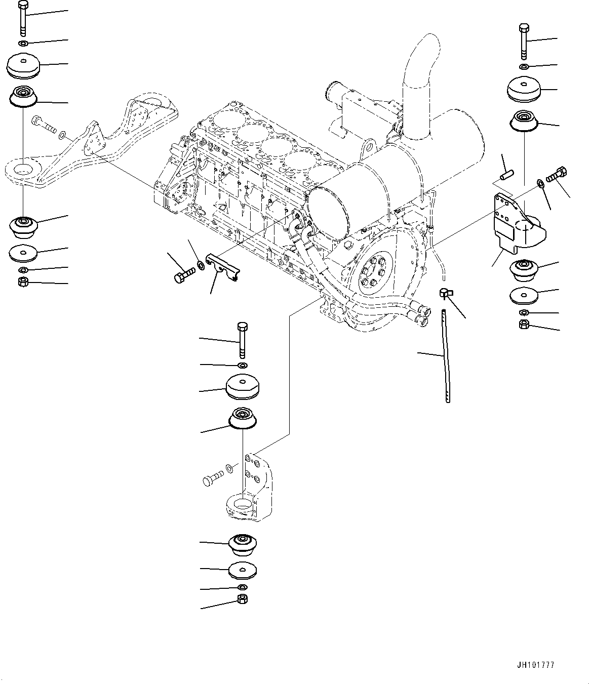 Крышка 2A8-01-11240 KOMATSU
