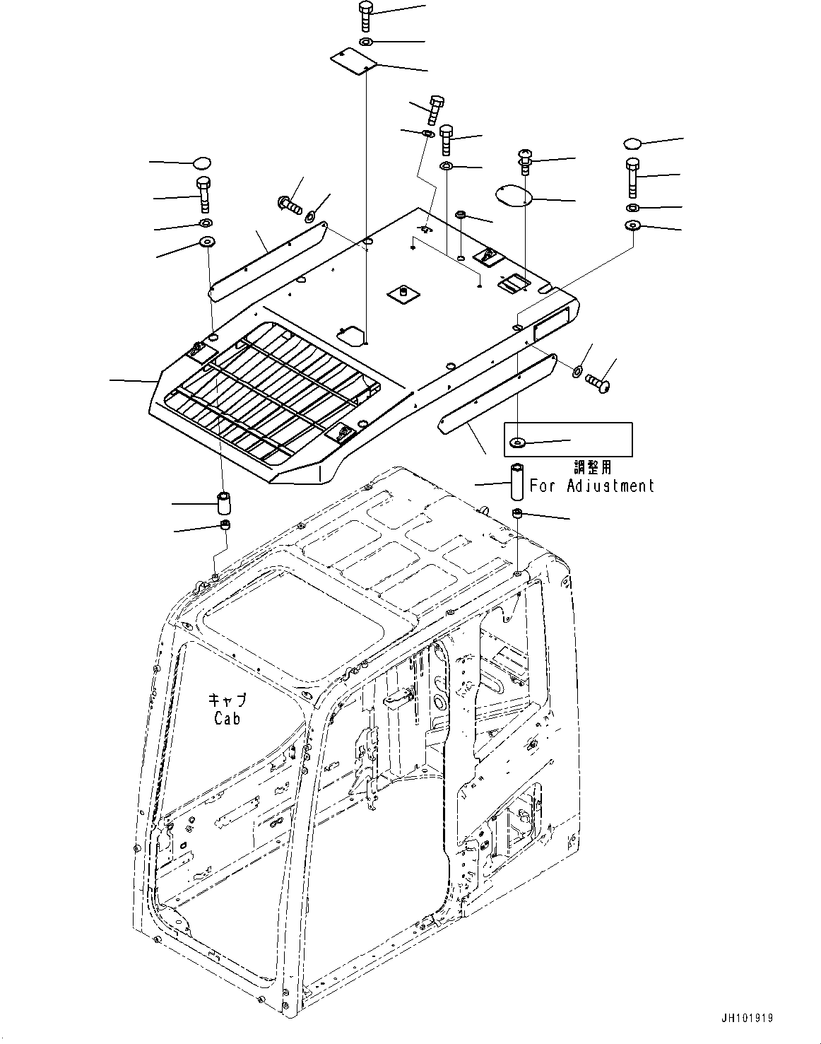 Ограждение 2A5-954-1460 KOMATSU