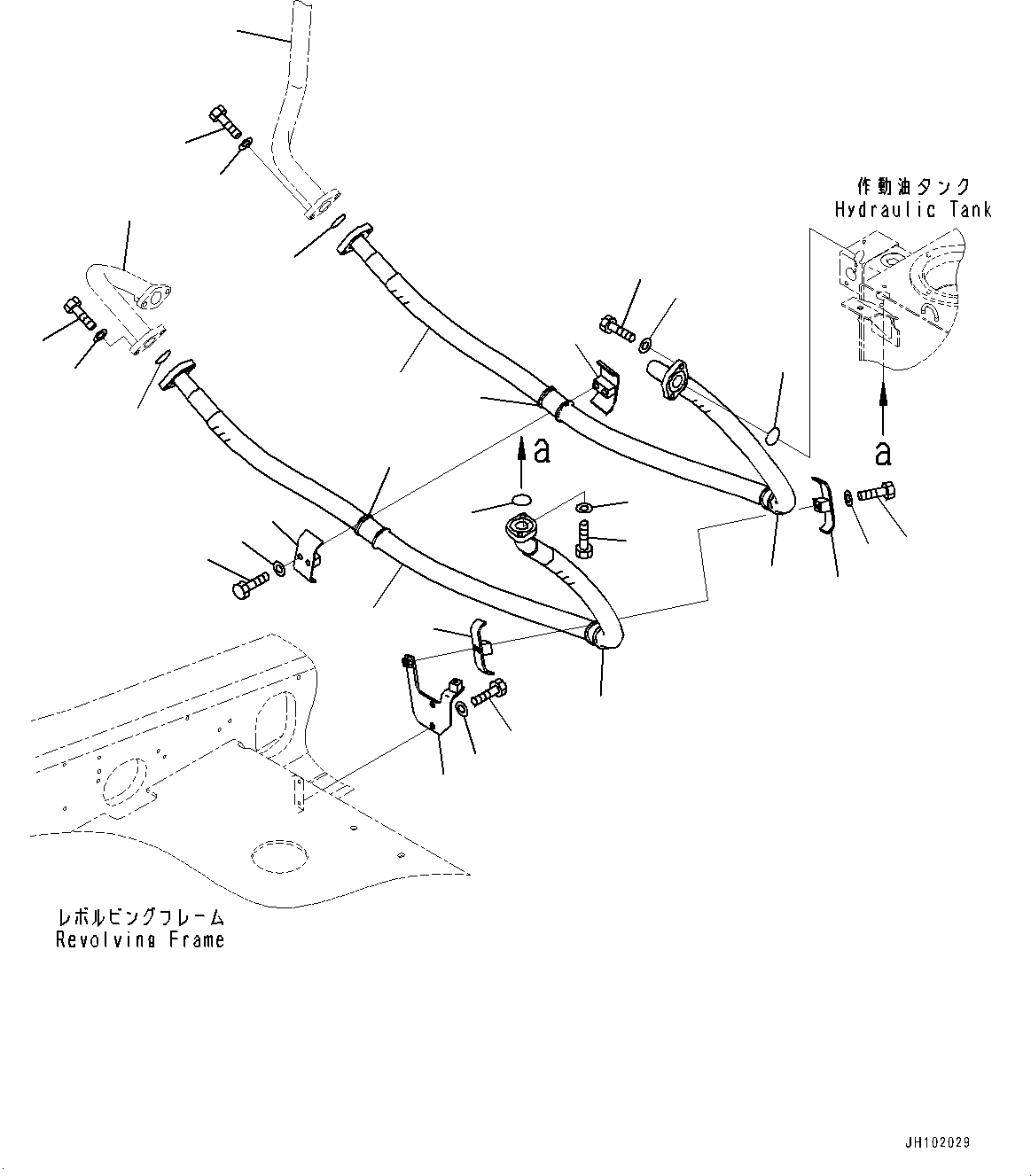 Шланг 208-62-22850 KOMATSU