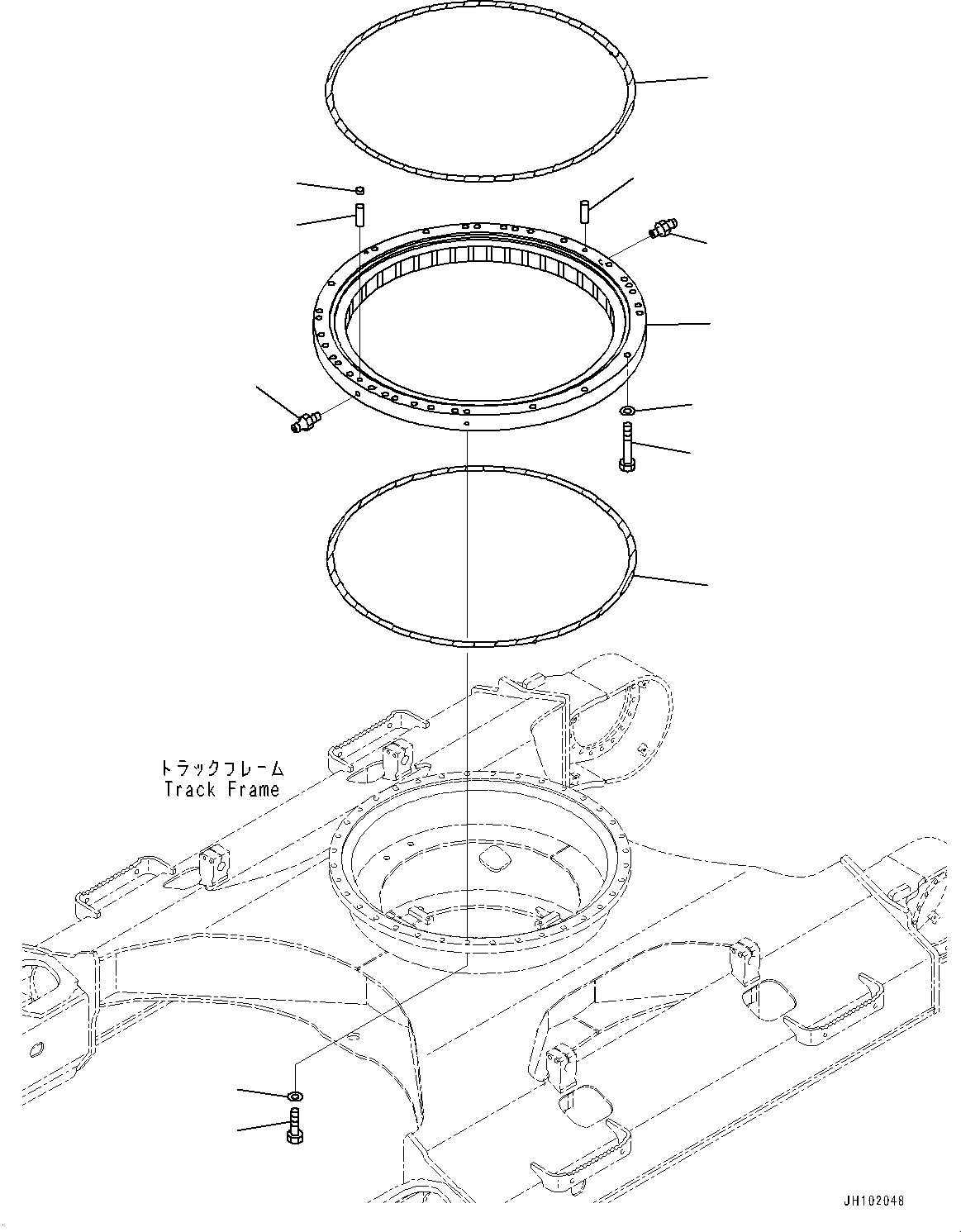 Swing Circle 20Y-25-00520 KOMATSU