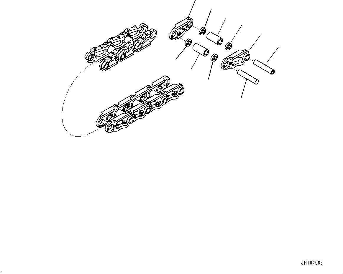 Track Link Assembly 20Y-32-00520 KOMATSU