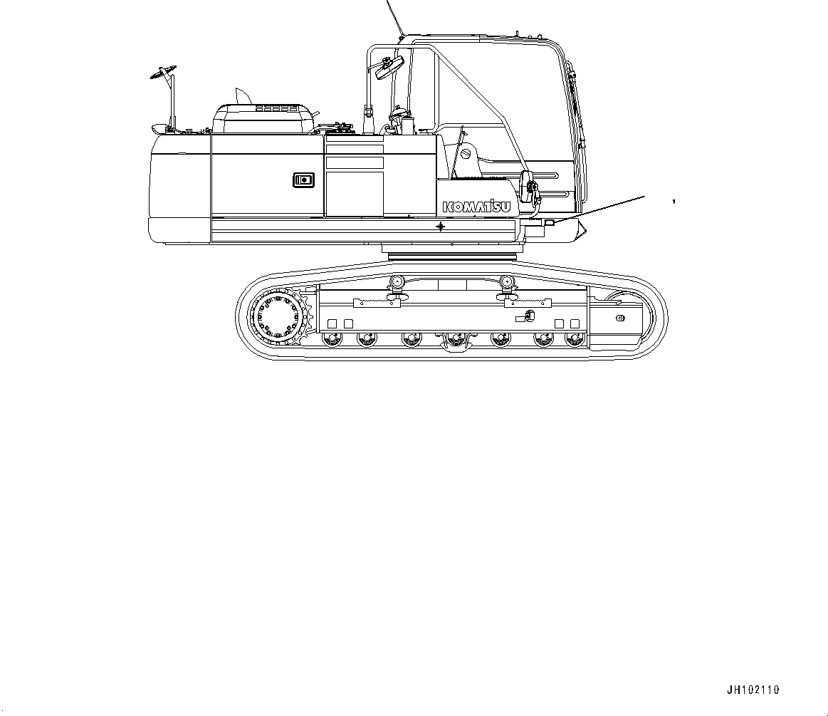 Табличка фирменная (ограниченная поставка) (20Y-00-B1520) KOMATSU