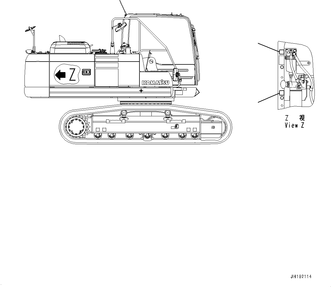 PLATE,MARKPC220LC 20Y-00-61130 KOMATSU