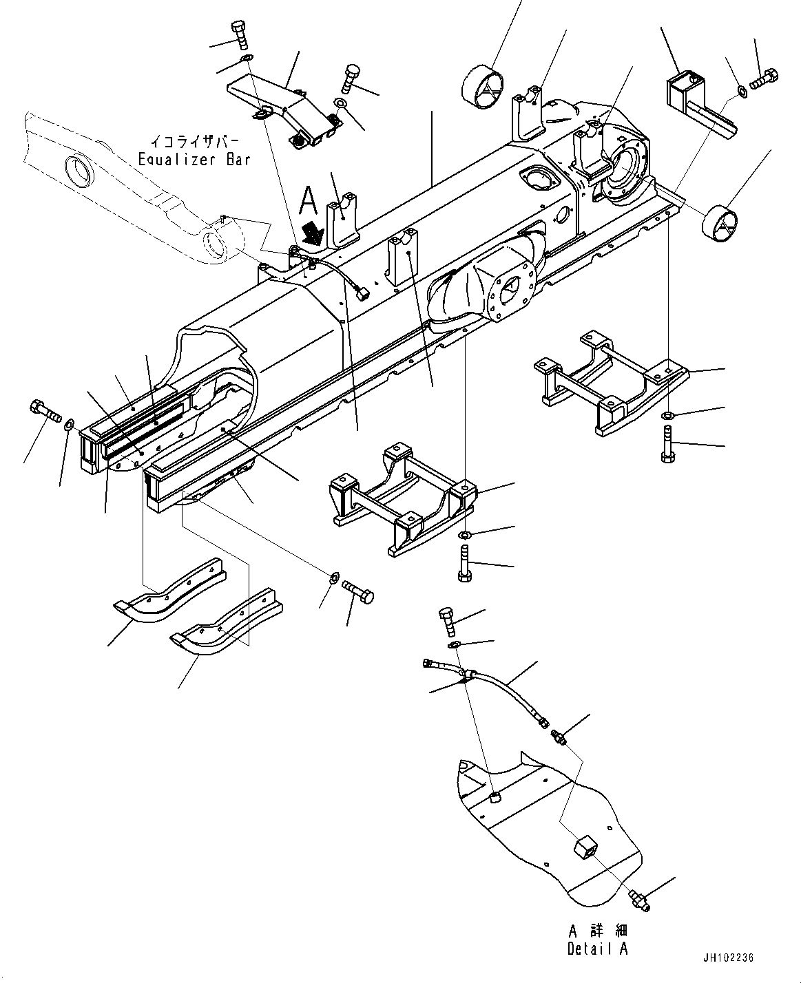 Крышка 17A-30-62181 KOMATSU
