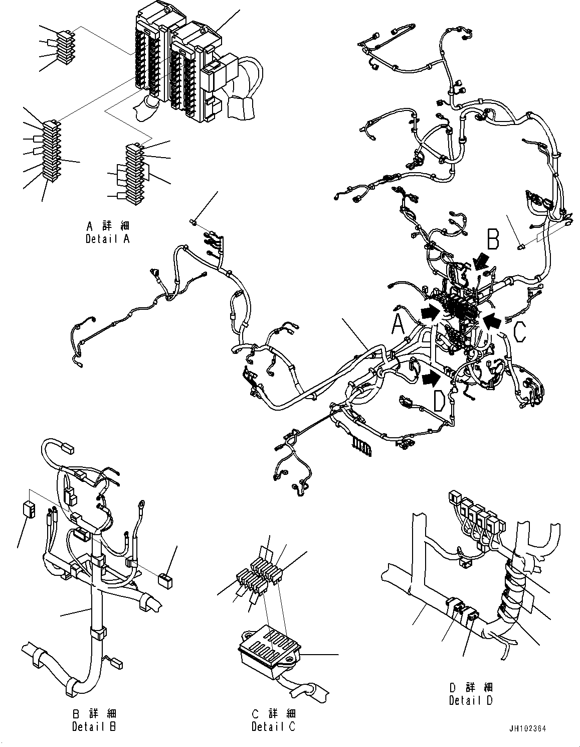 Жгут проводов 2A6-06-21111 KOMATSU