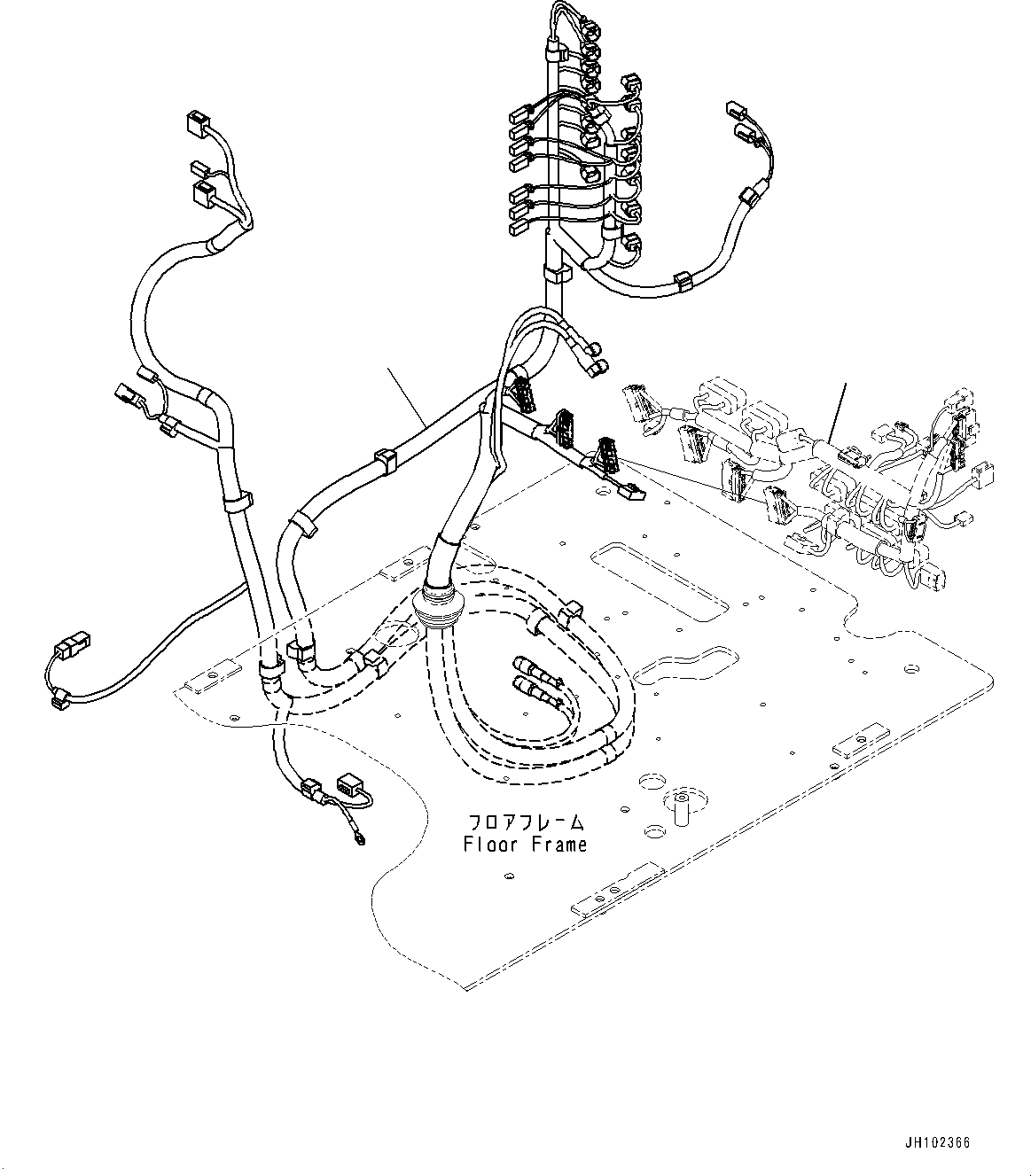 Жгут проводов 2A6-06-26611 KOMATSU
