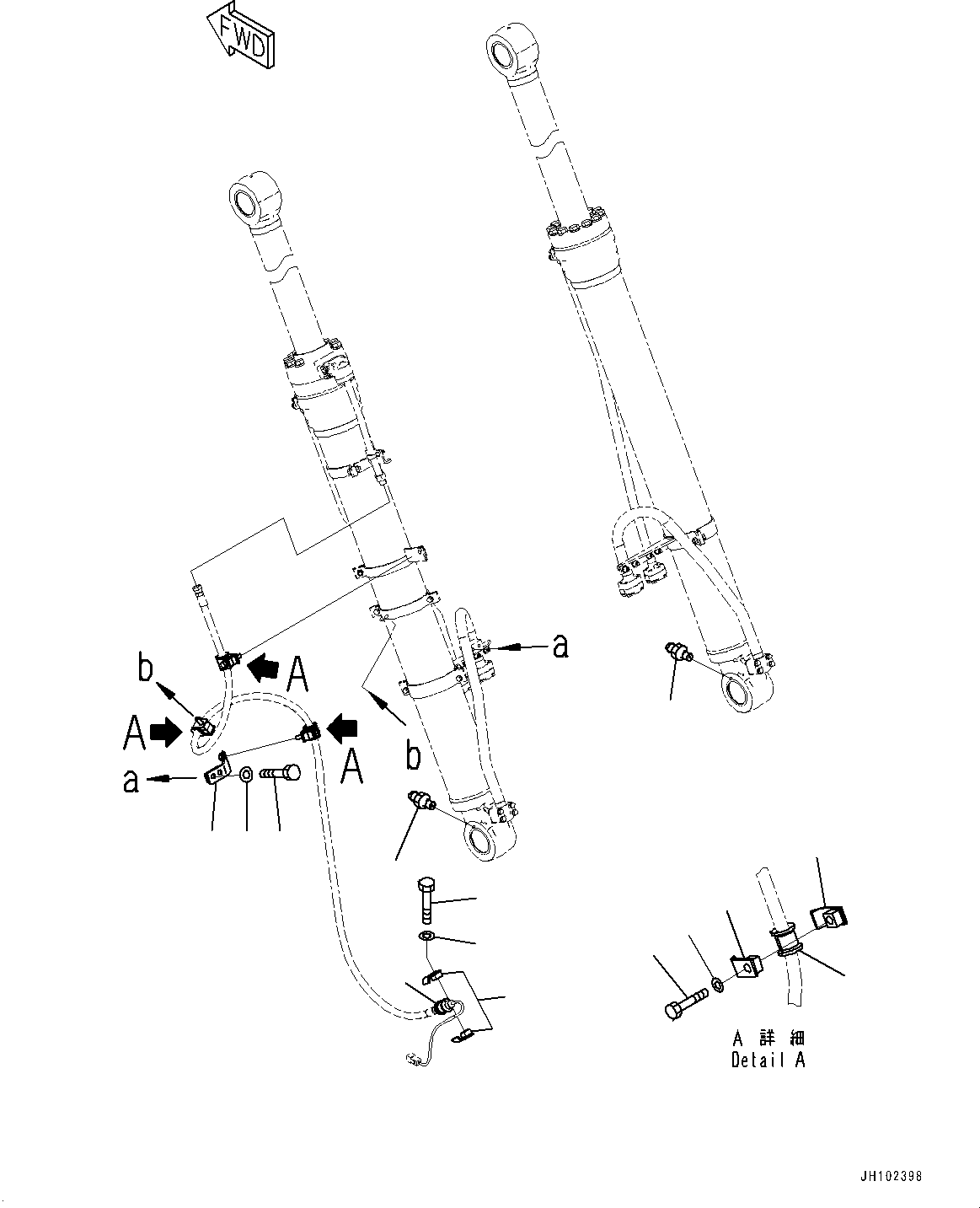 Кронштейн 2A6-70-21231 KOMATSU