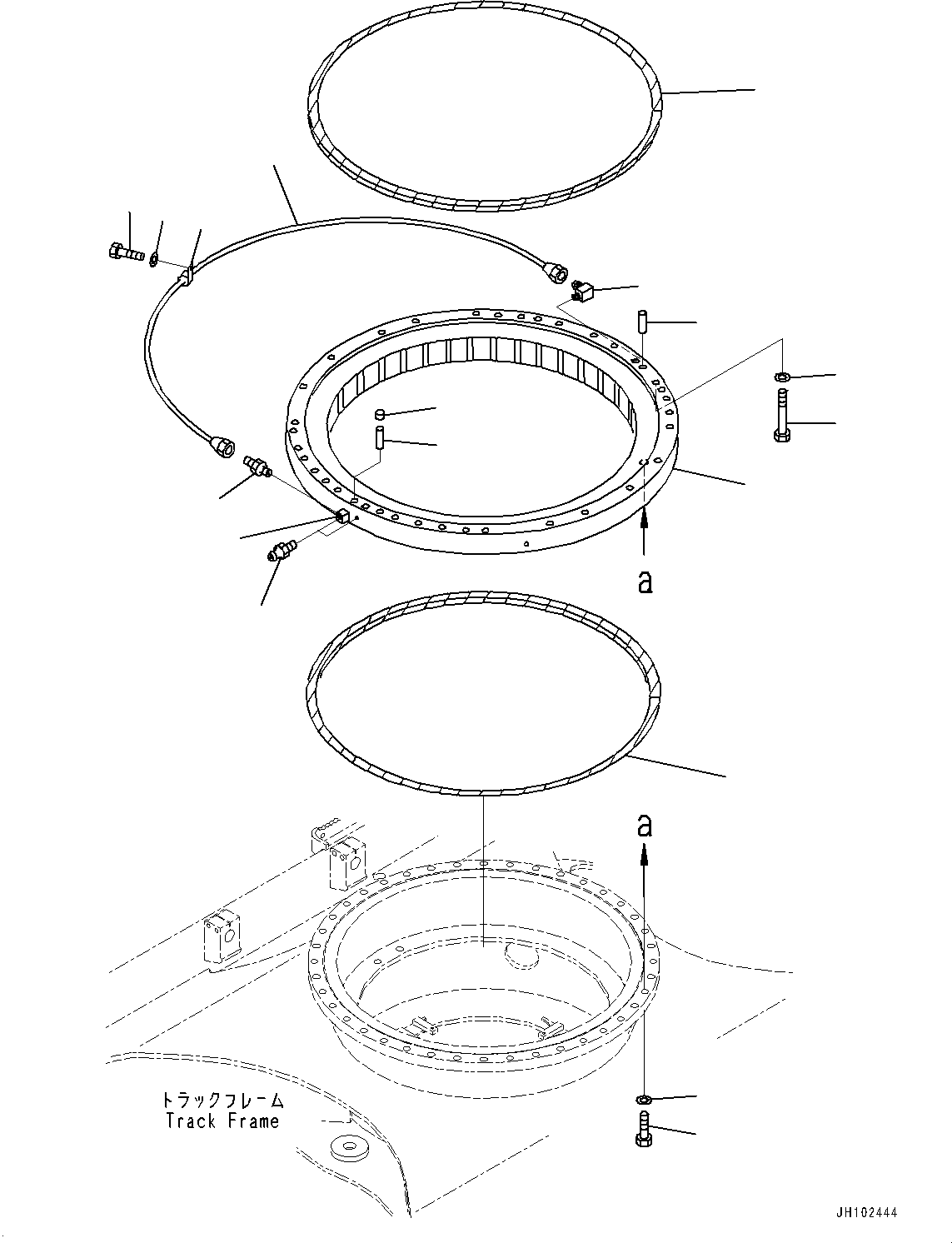 Swing Circle Assembly 206-25-00601 KOMATSU