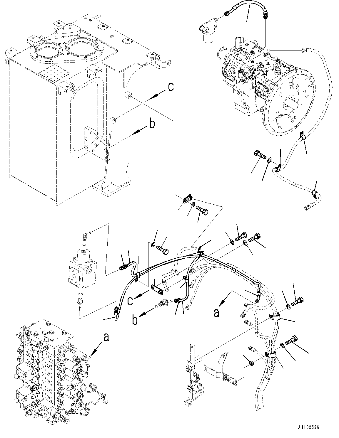 шланг 203-62-18240 KOMATSU
