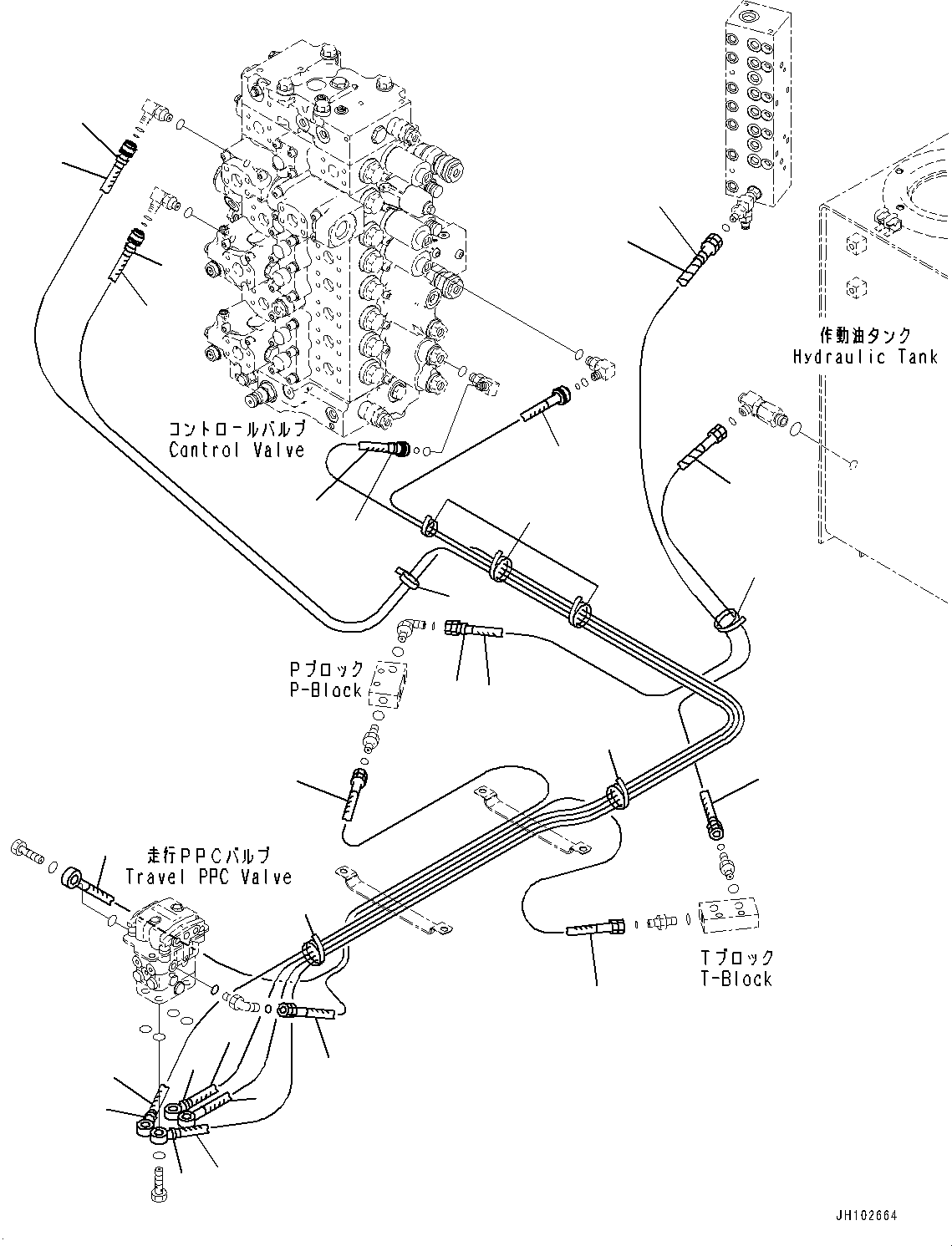Шланг 21M-62-53750 KOMATSU