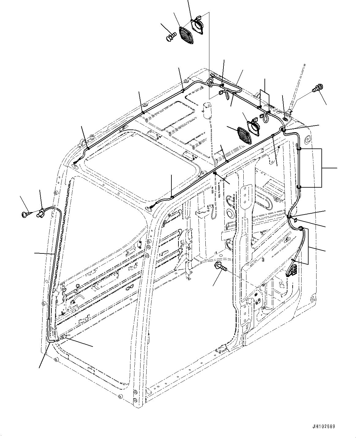 Жгут проводов 205-06-41712 KOMATSU