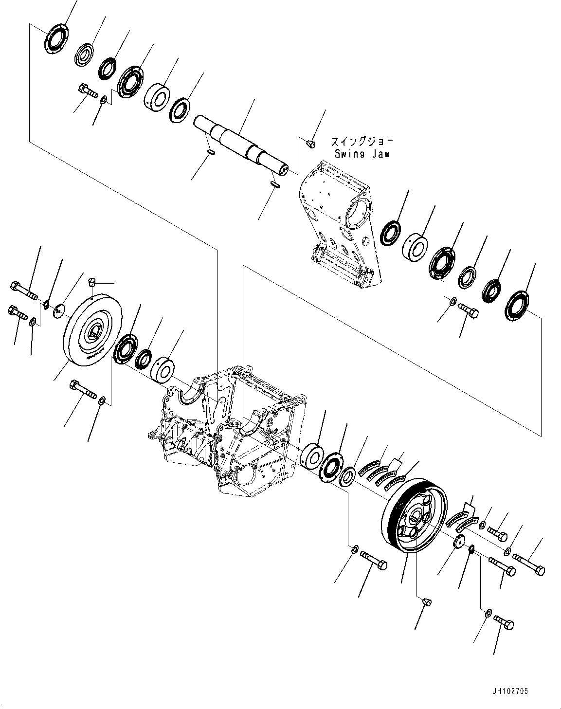 Замок 01660-02435 KOMATSU