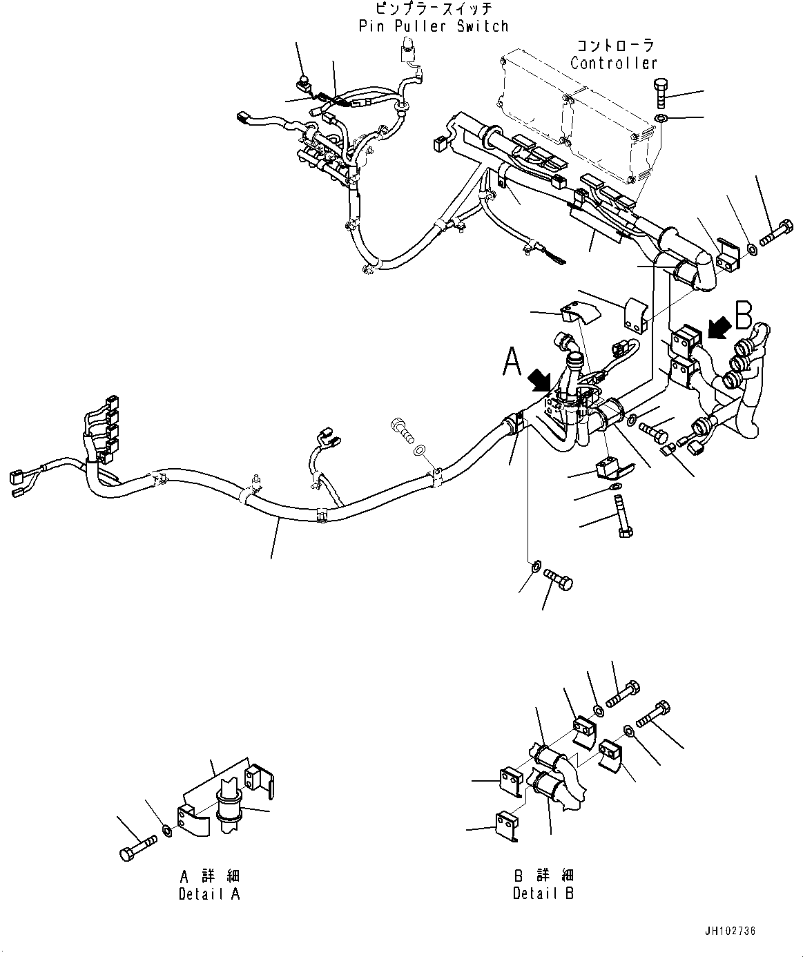 Жгут проводов 195-06-84113 KOMATSU