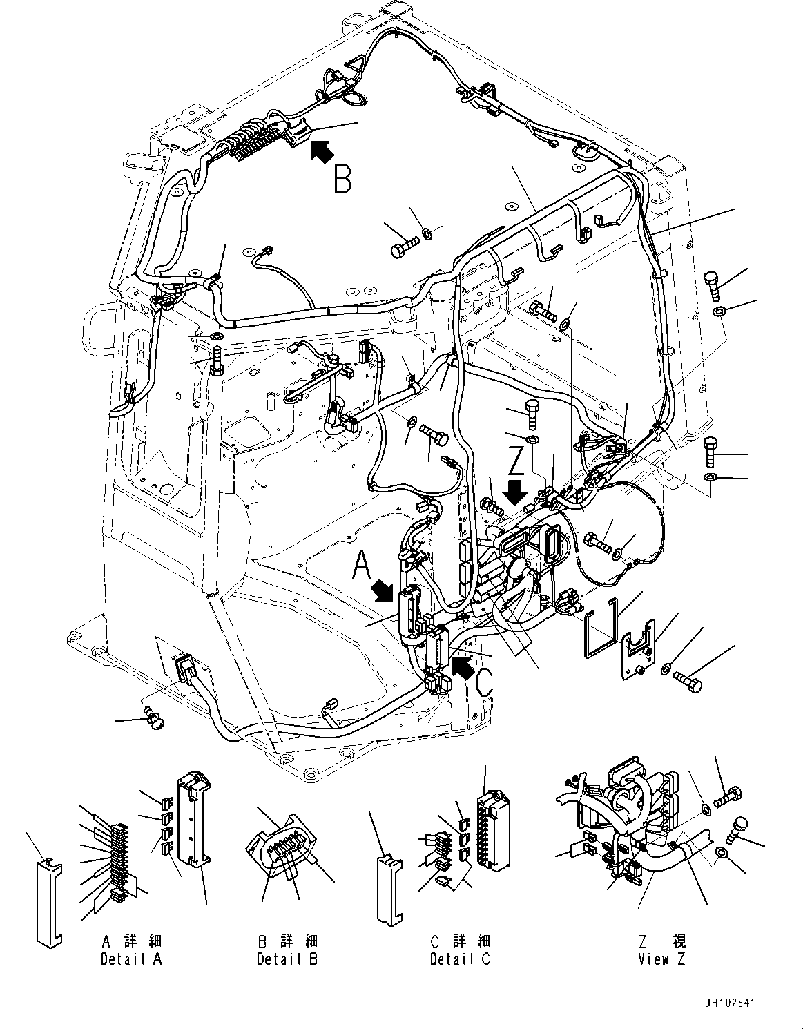 Жгут проводов 14X-06-71192 KOMATSU