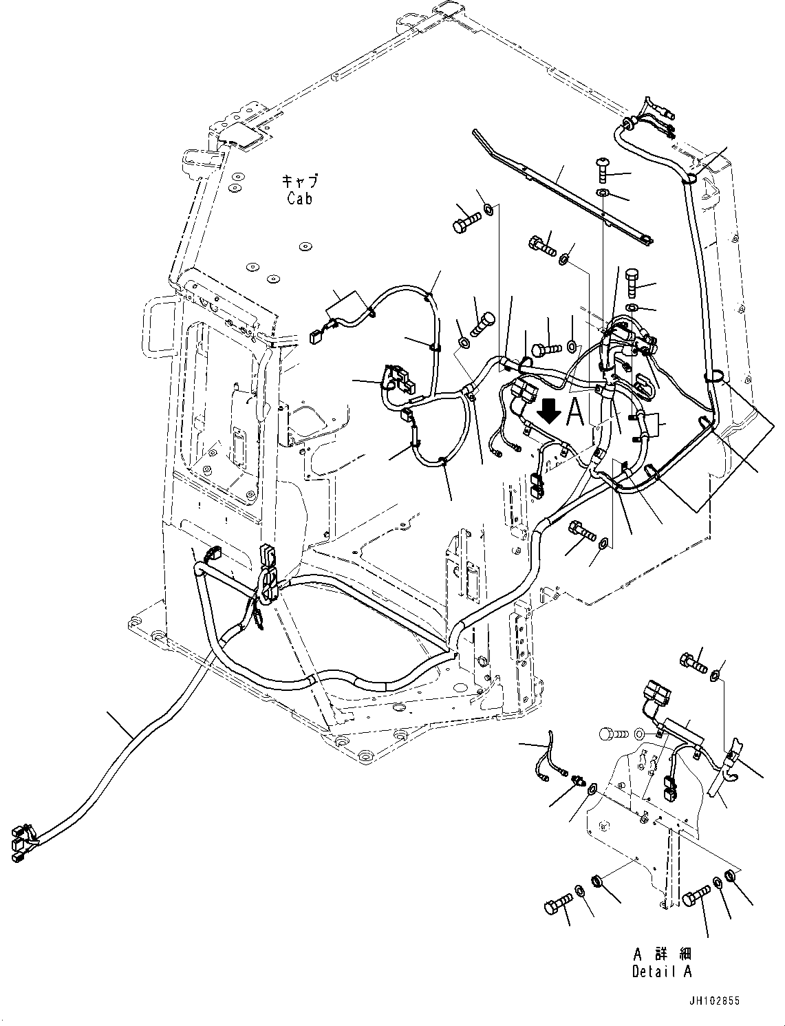 Жгут проводов 154-06-81180 KOMATSU