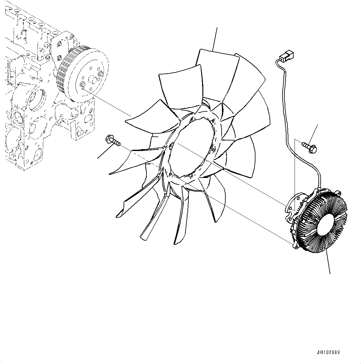 Clutch BG020009386 KOMATSU