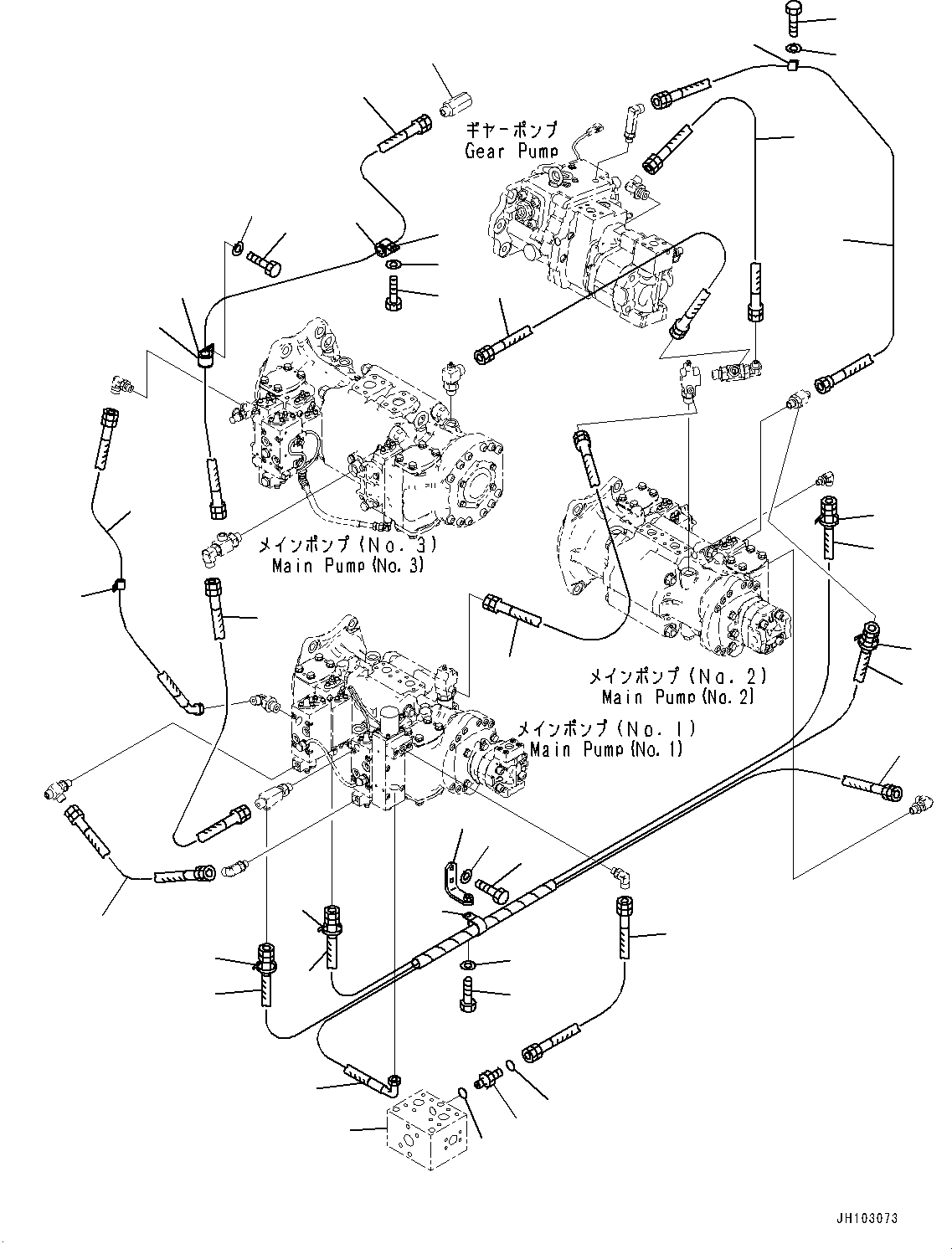 Шланг 02771-003A9 KOMATSU