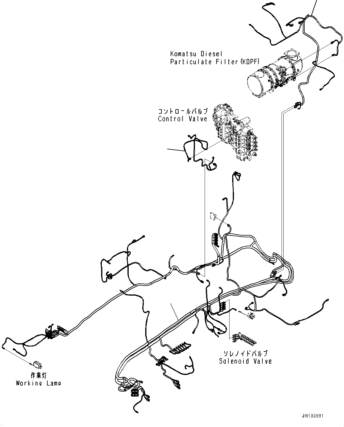 Жгут проводов 21N-06-52210 KOMATSU
