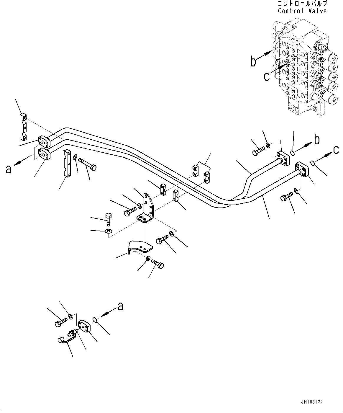 Фланец 22U-62-34451 KOMATSU