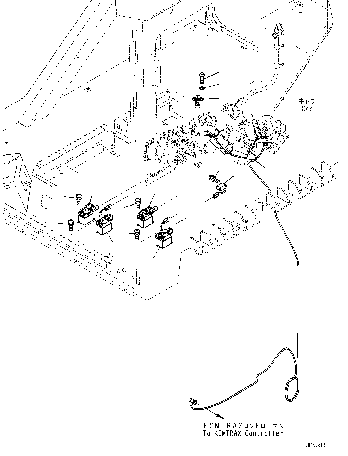 Жгут проводов 21T-06-46211 KOMATSU