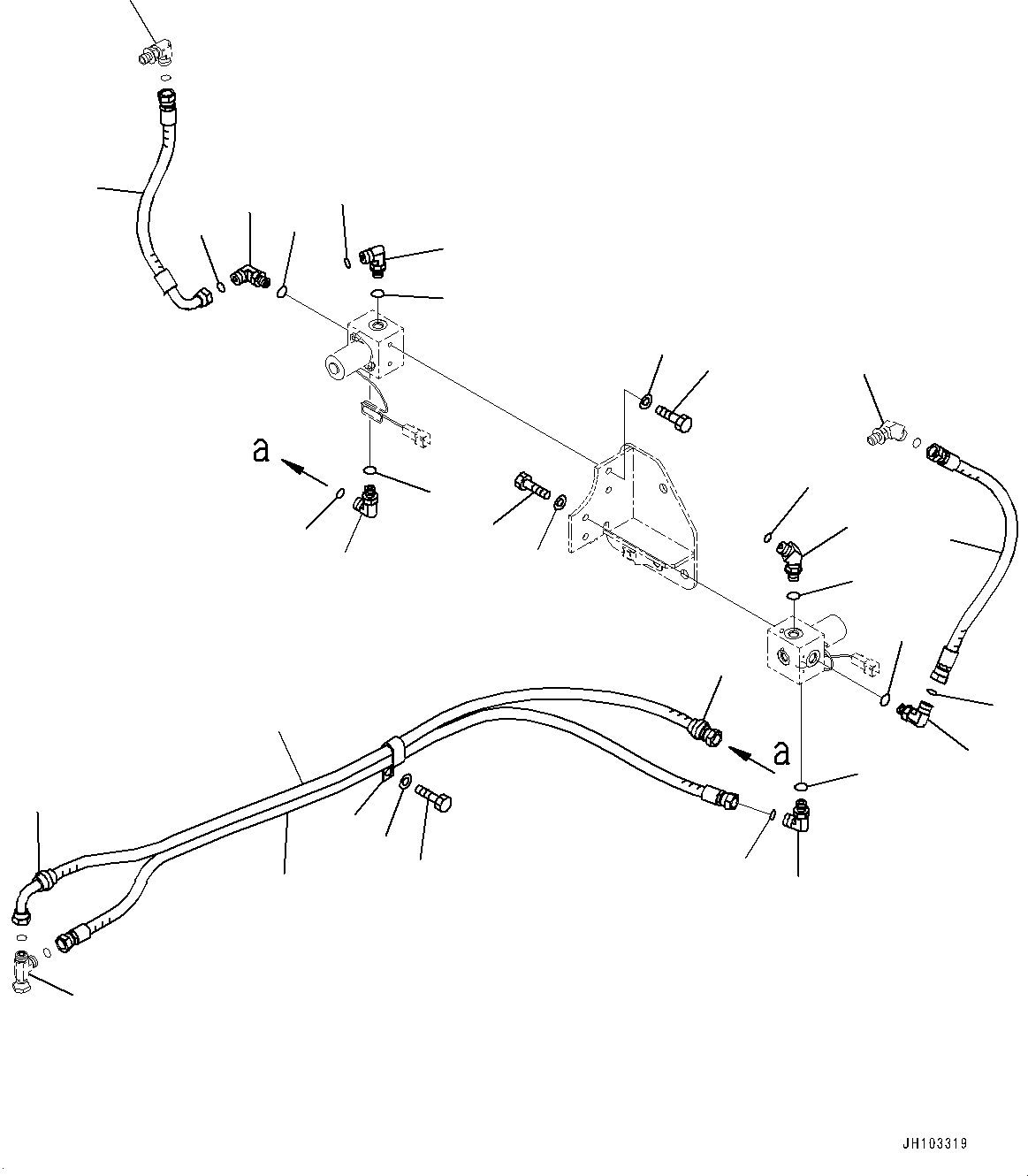 Шланг 02771-003A4 KOMATSU