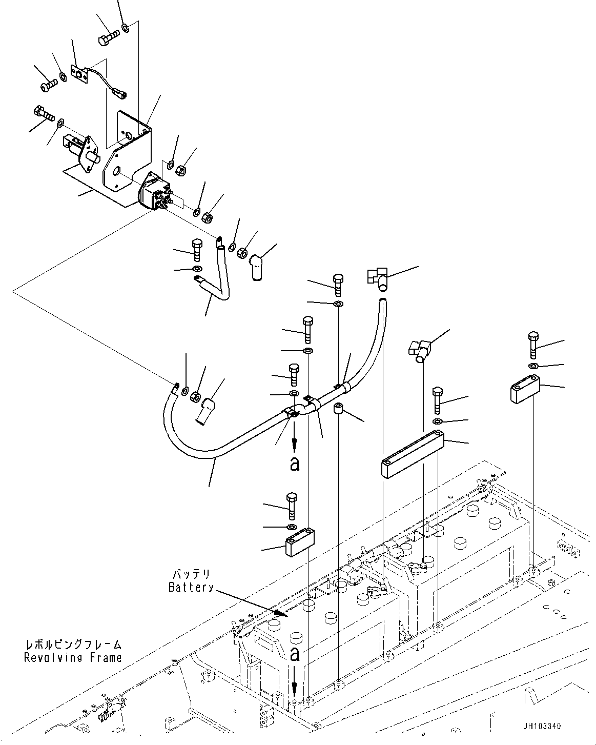 Кронштейн 2A7-06-21740 KOMATSU