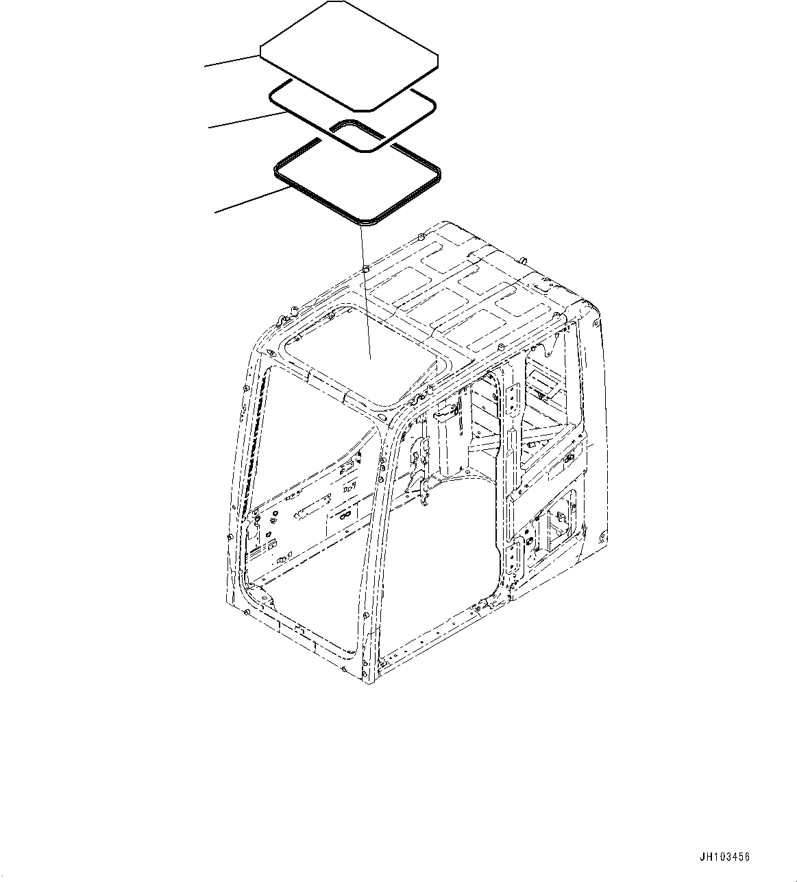 Облицовка 21N-53-41830 KOMATSU