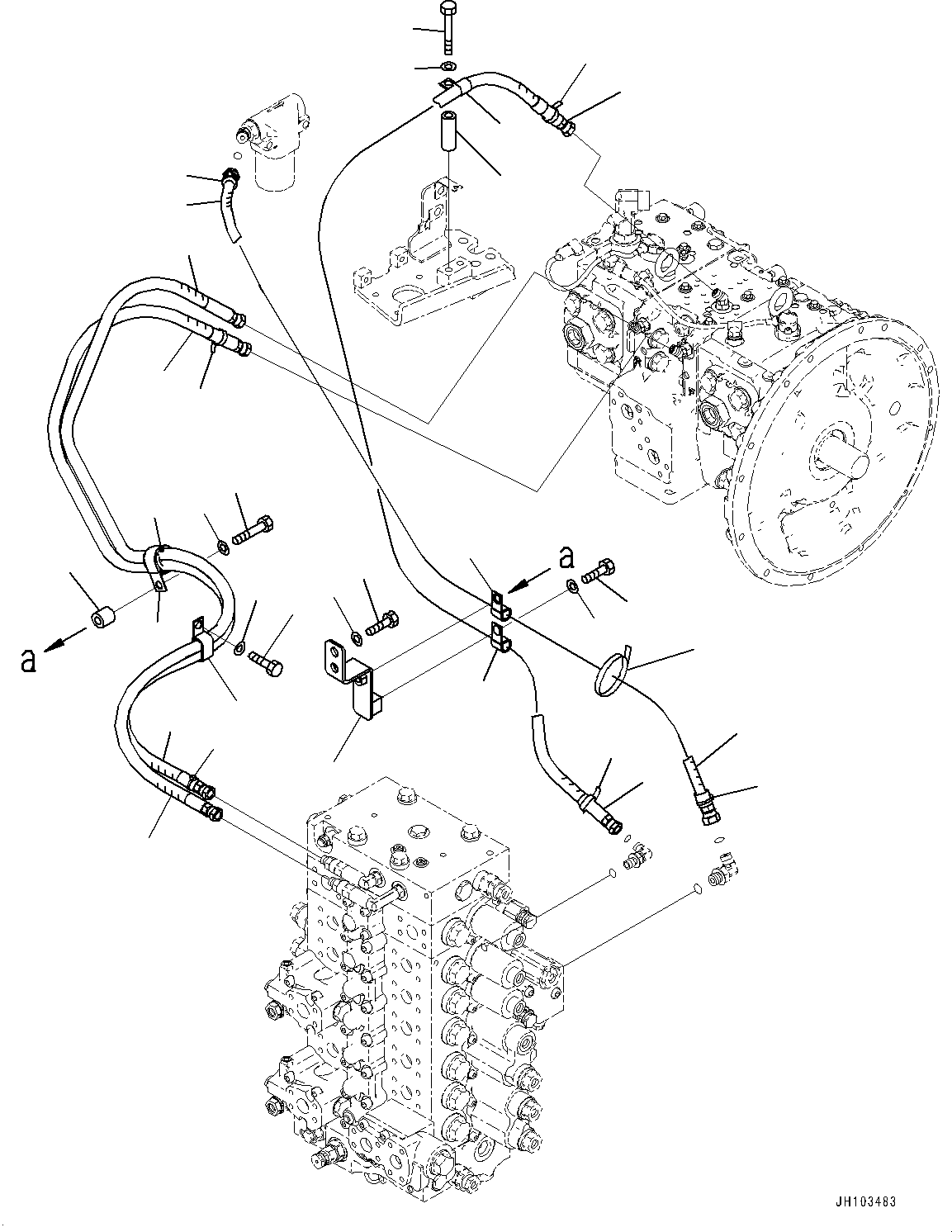 Шланг 205-62-16960 KOMATSU