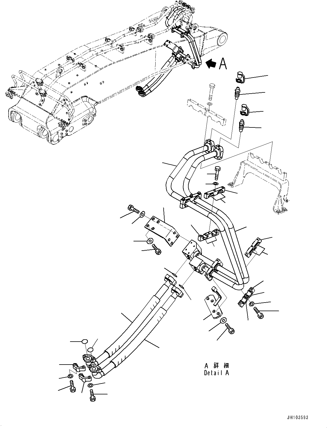 Трубка 209-64-14421 KOMATSU