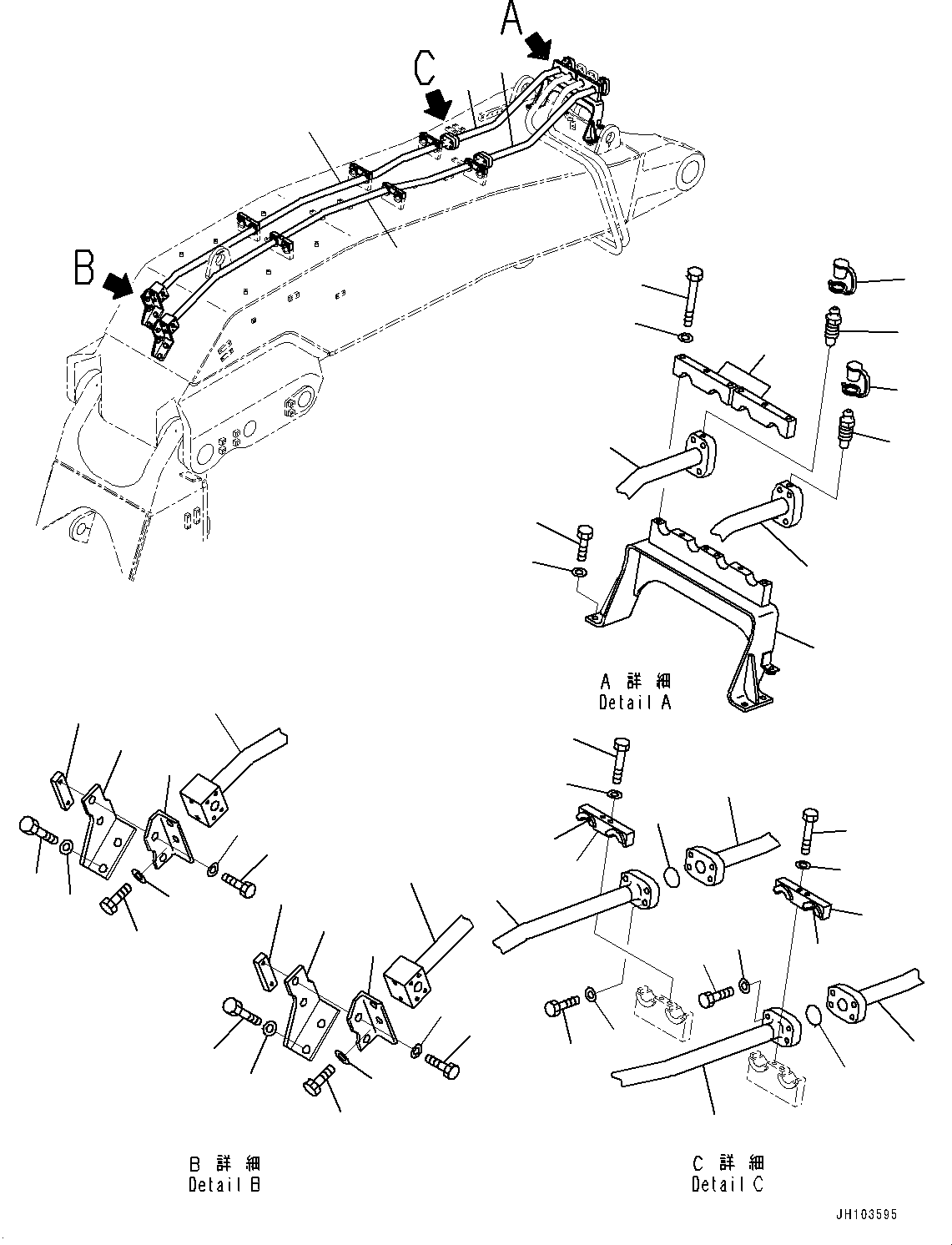 Трубка 209-64-14441 KOMATSU