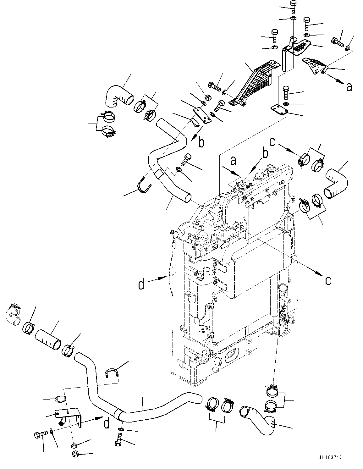 Шланг 22U-03-52221 KOMATSU