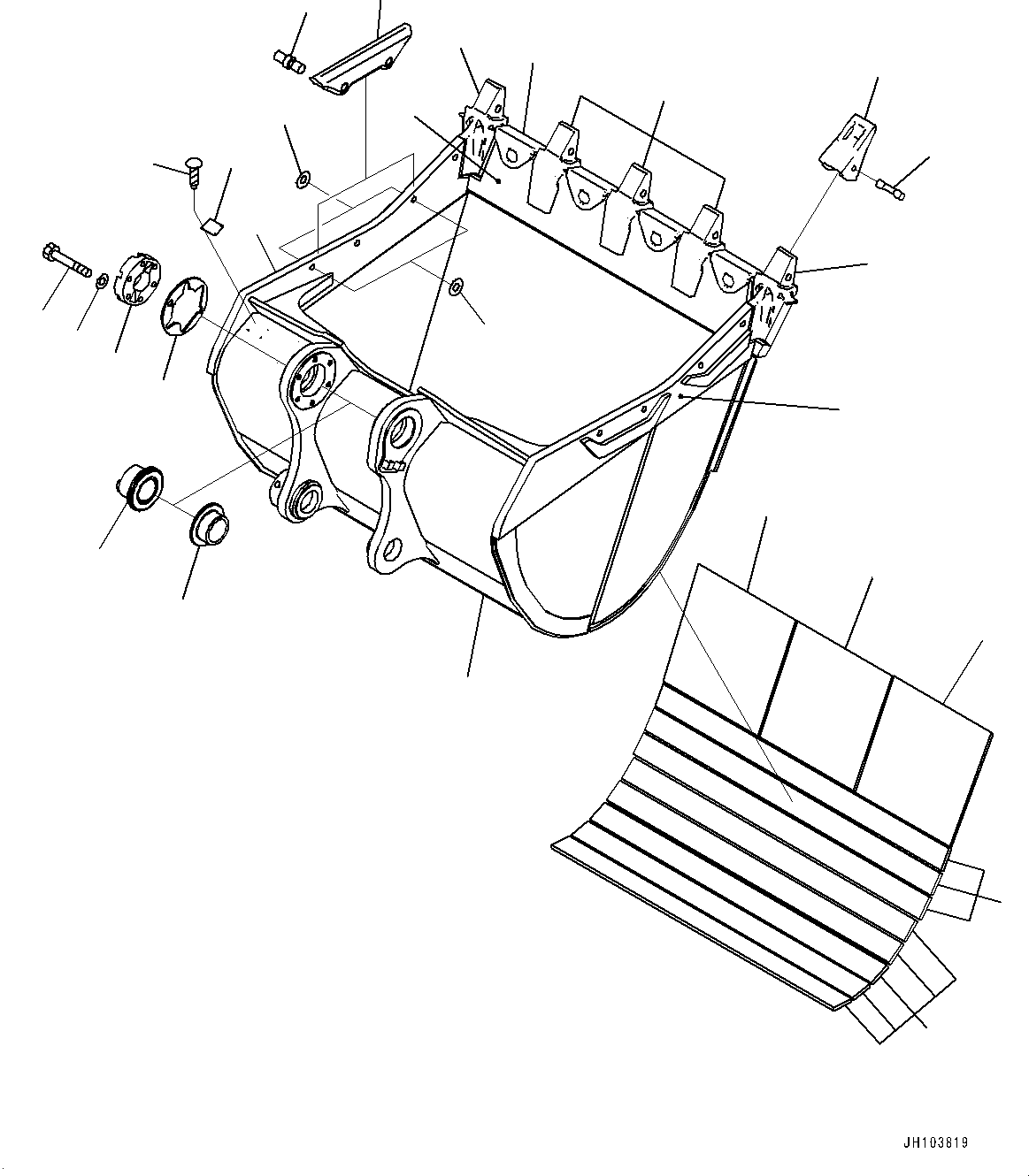 Plate, Welded, (Kit : K08) 2A8-934-1B80 KOMATSU