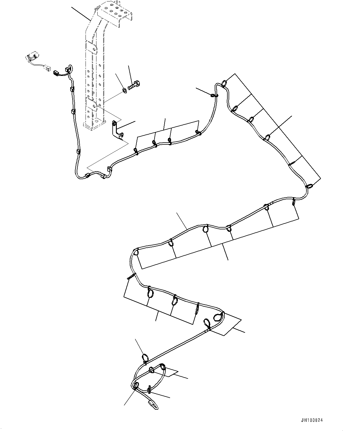 Жгут проводов 205-06-22240 KOMATSU
