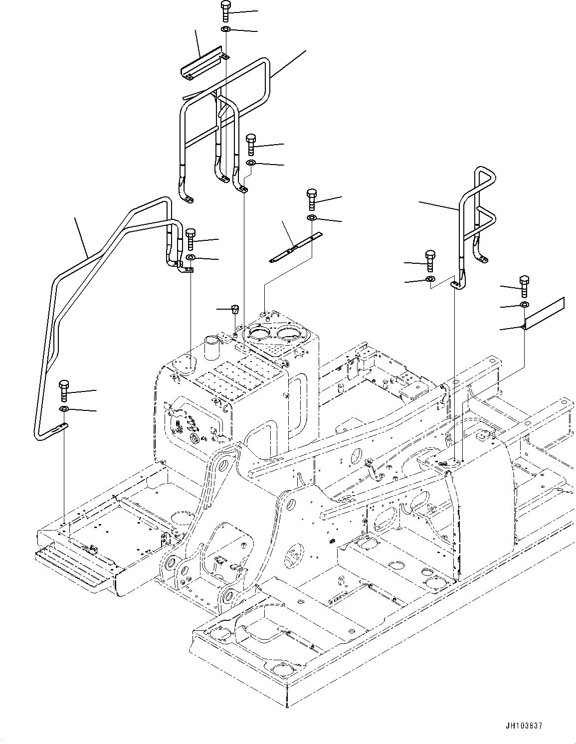 Пластина 205-54-21370 KOMATSU