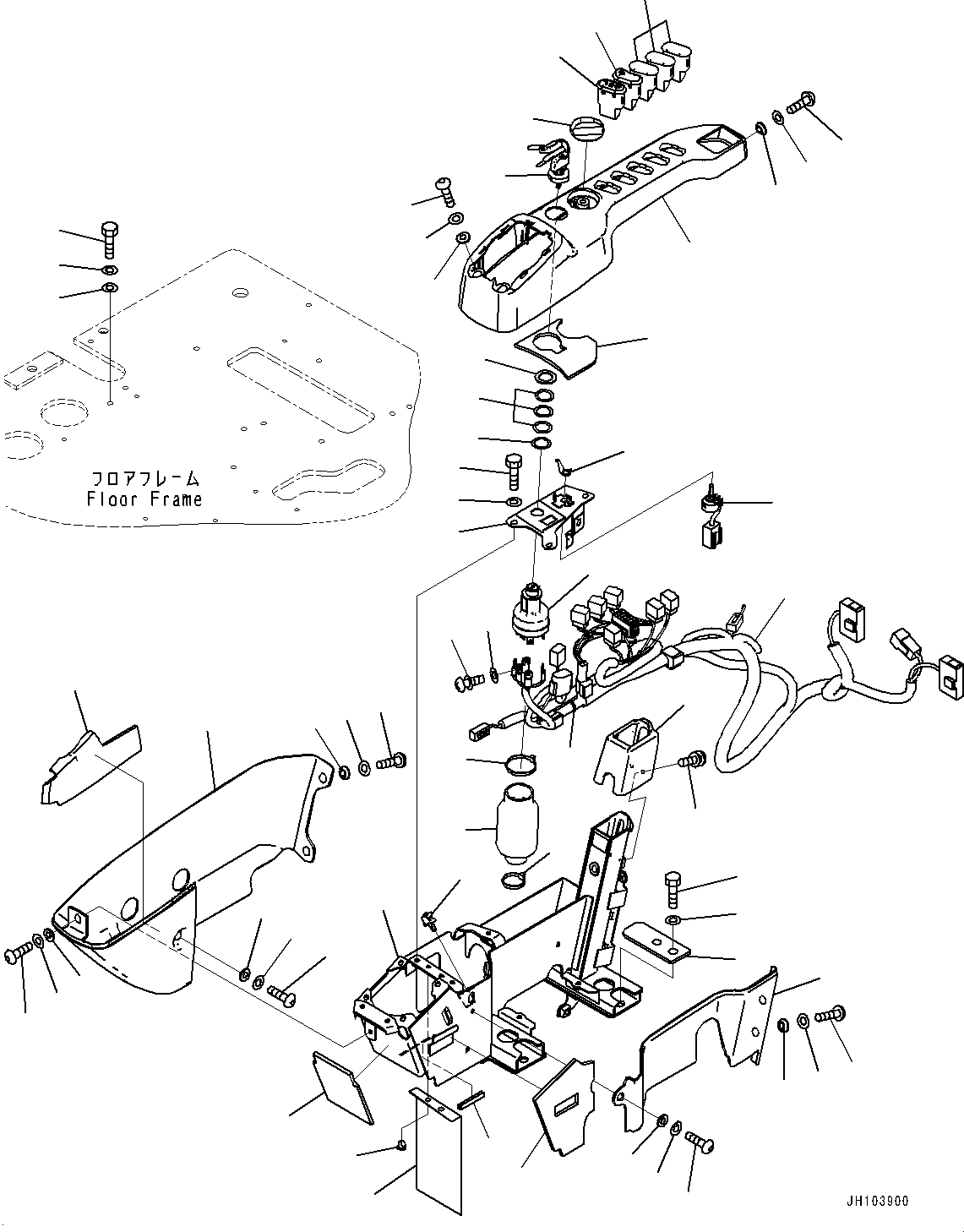 Жгут проводов 205-06-25640 KOMATSU